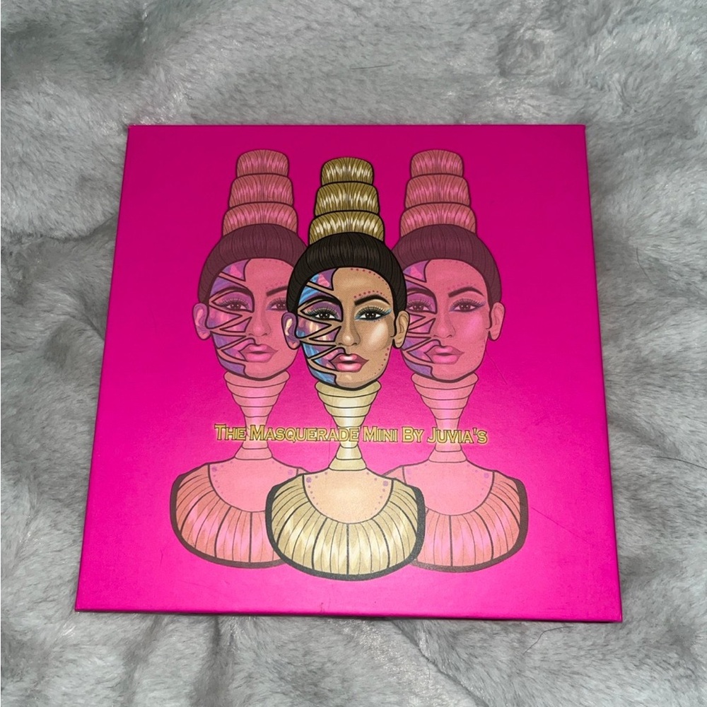 Juvia's Place Pink Eyeshadow Palette Vibrant Makeup